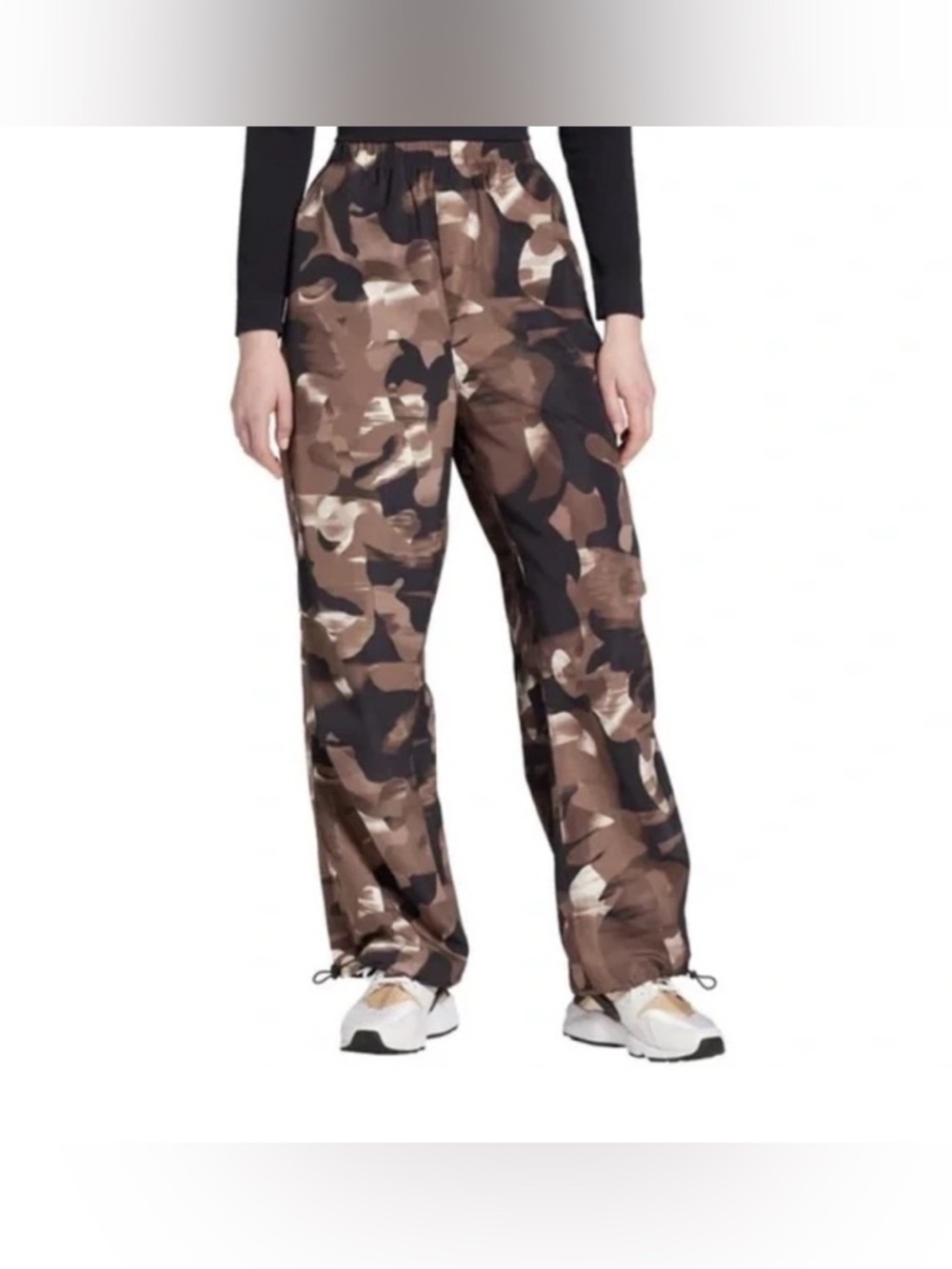DSG parachute pants in cyber camo brown, size large